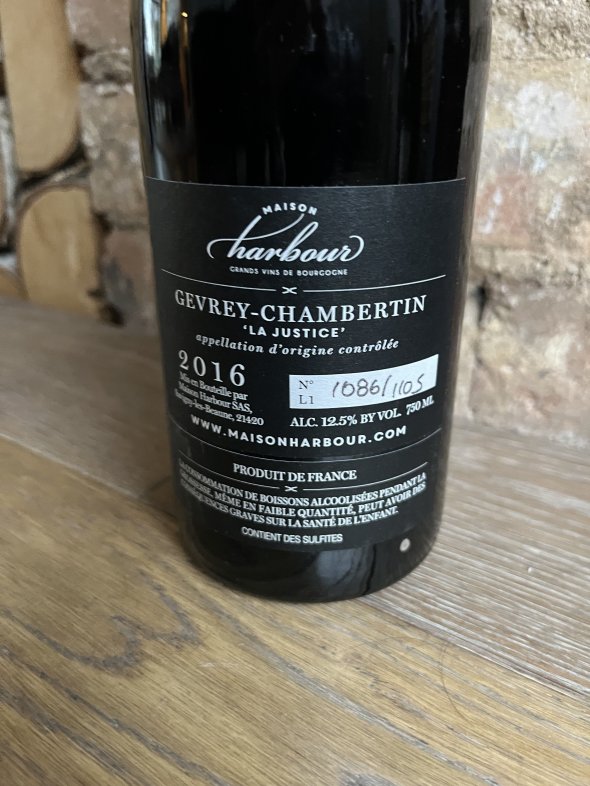 Maison Harbour, Gevrey-Chambertin, La Justice
