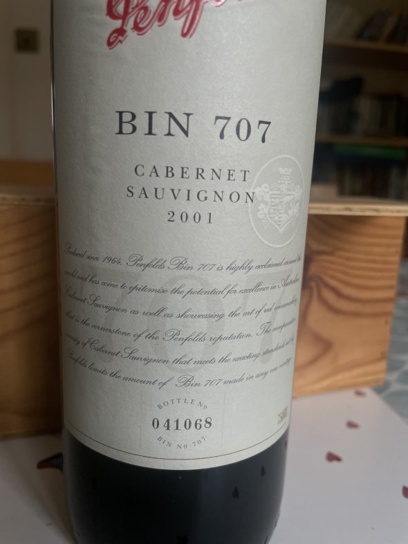 Penfolds, Bin 707 Cabernet Sauvignon, South Australia