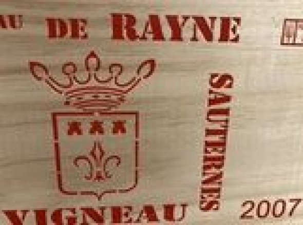 Chateau de Rayne Vigneau Premier Cru Classe, Sauternes