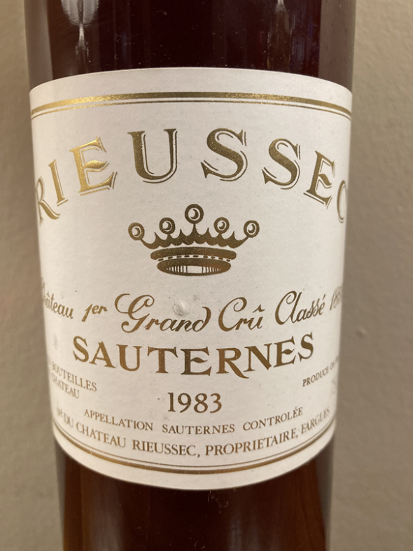Chateau Rieussec Premier Grand Cru Classe, Sauternes