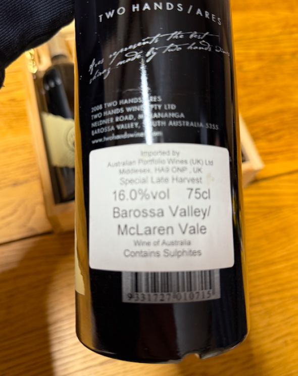 Two Hands, Ares, Barossa Valley