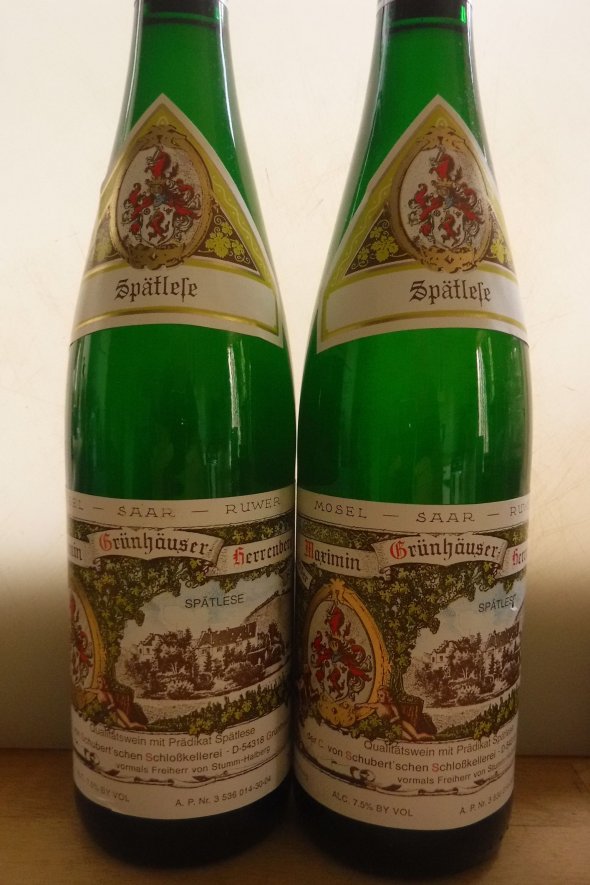 Von Schubert, Maximin Grunhauser Herrenberg Riesling Spatlese, Mosel
