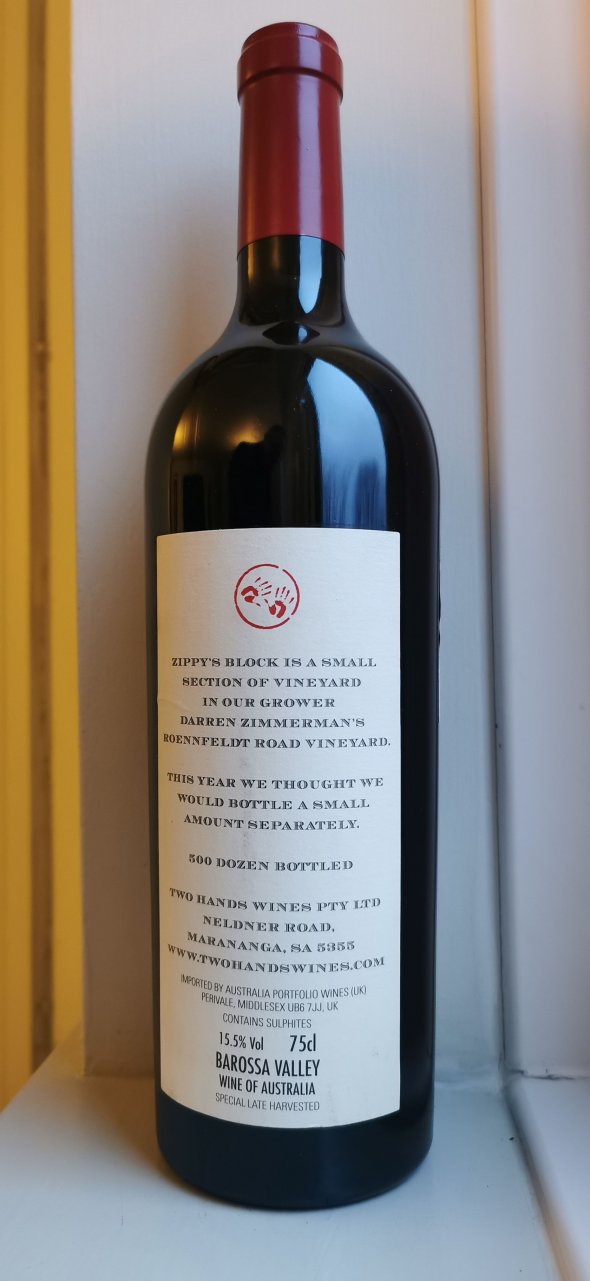Two Hands, Zippy's Block Shiraz, Barossa Valley
