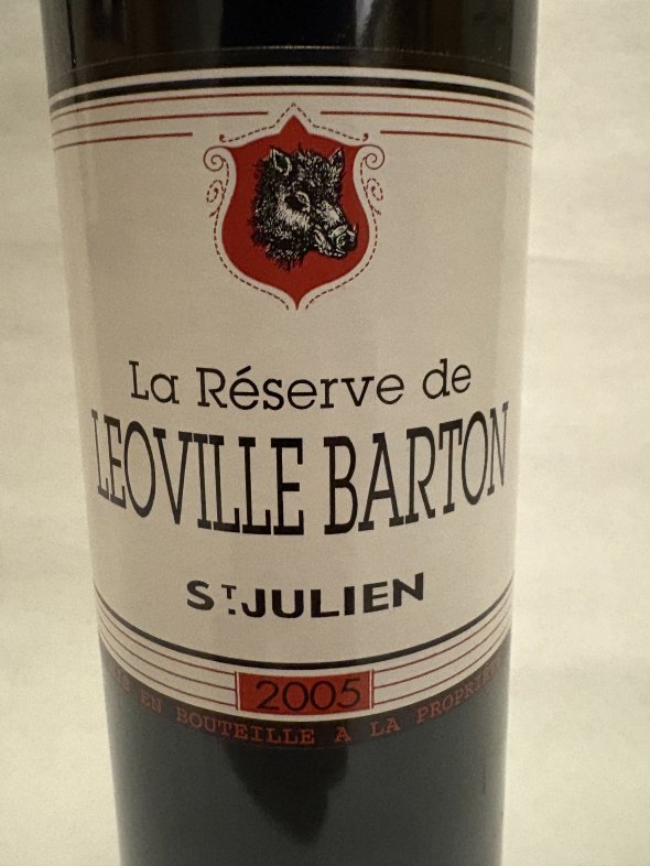 La Reserve de Leoville Barton, Saint-Julien
