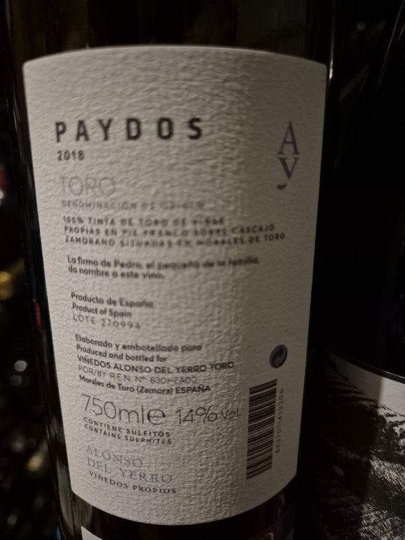 4 x Alonso del Yerro & Vallejo Crianza