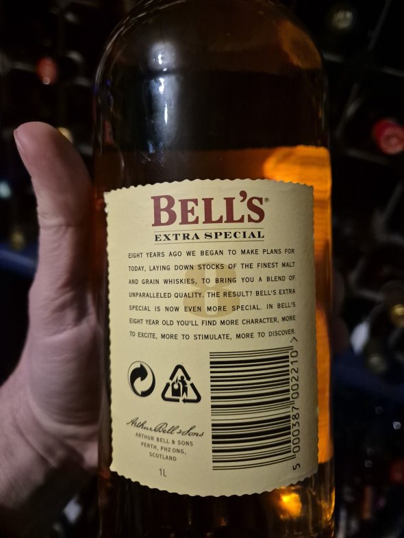 Bell's Extra Special 1l Old Scotch Whiskey 8 Years
