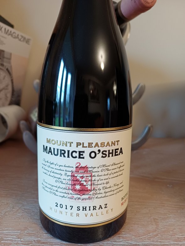 Mount Pleasant  Maurice O Shea  Shiraz