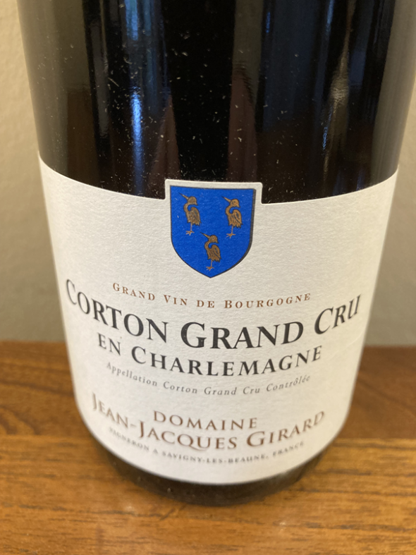 Jean-Jacques Girard, Corton Grand Cru en Charlemagne, Rouge