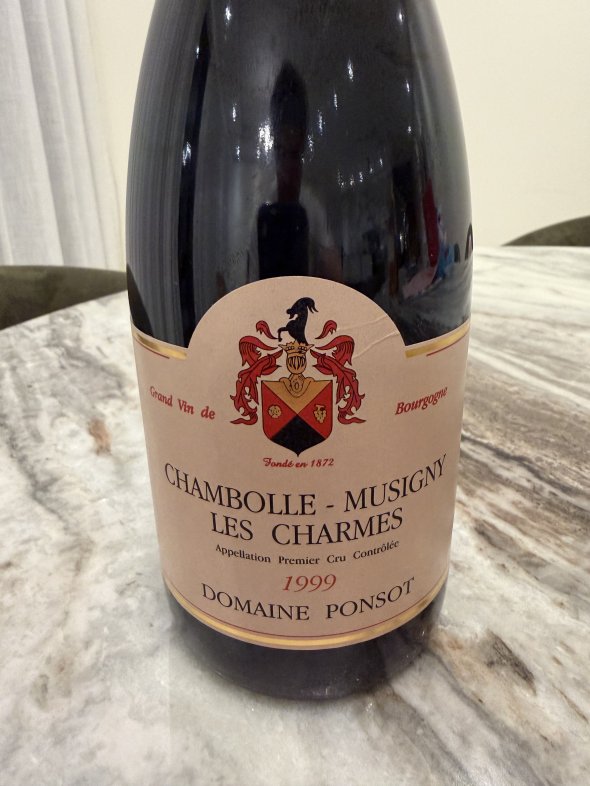 Domaine Ponsot, Chambolle-Musigny Premier Cru, Les Charmes