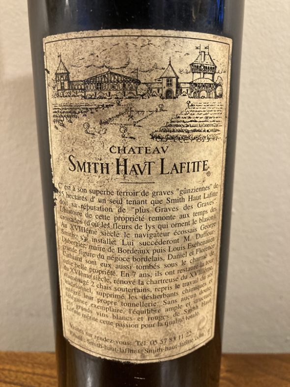 Chateau Smith Haut Lafitte, Rouge Cru Classe, Pessac-Leognan