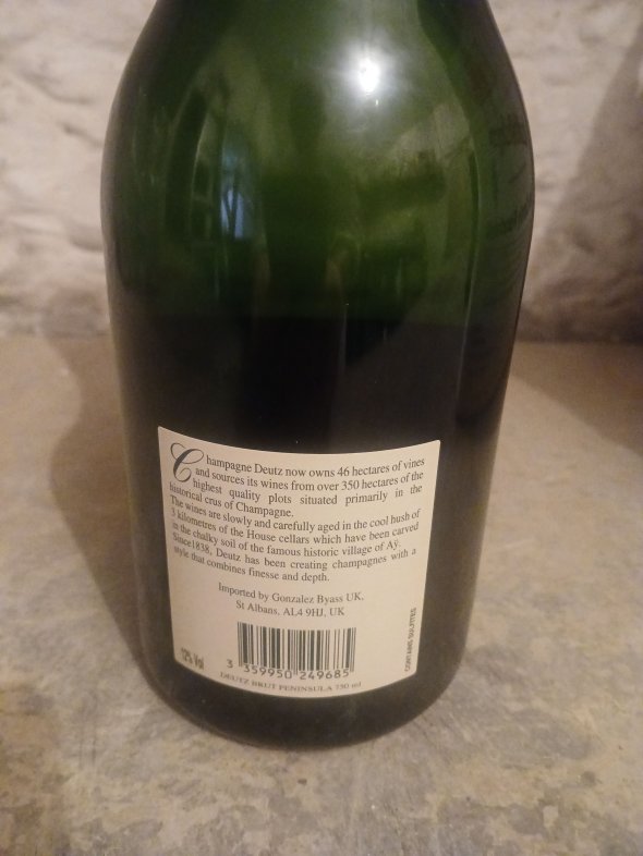Deutz brut cuvee peninsula 