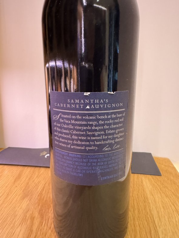 Rudd, Samantha s Cabernet Sauvignon, Oakville