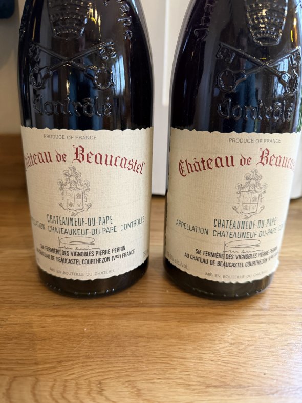 Chateau de Beaucastel Rouge, Chateauneuf-du-Pape x 2 bottles
