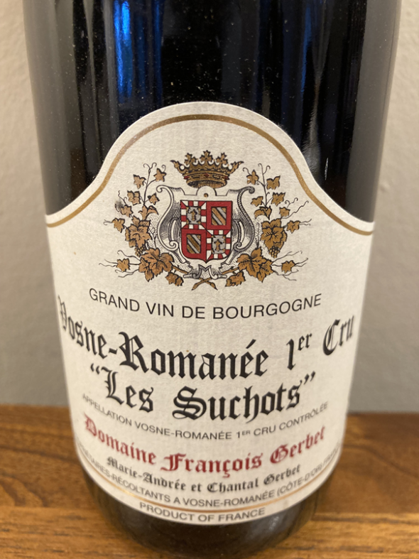 Domaine Francois Gerbet, Vosne-Romanee Premier Cru, Les Suchots
