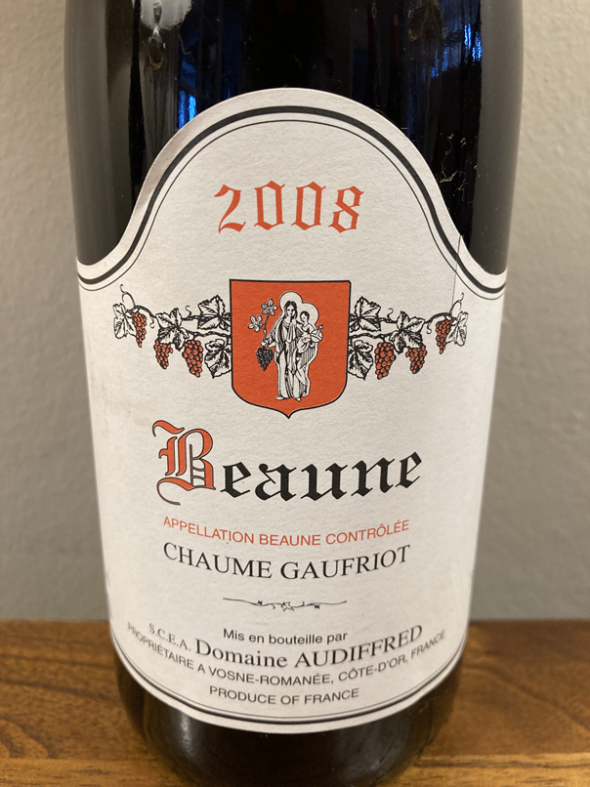 Domaine Audiffred, Beaune, Chaume Gauffriot Rouge