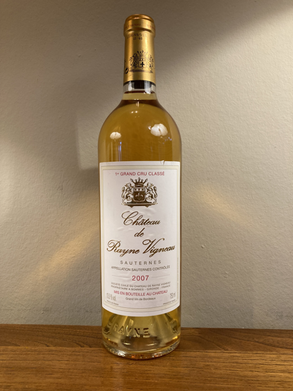 Chateau de Rayne Vigneau Premier Cru Classe, Sauternes