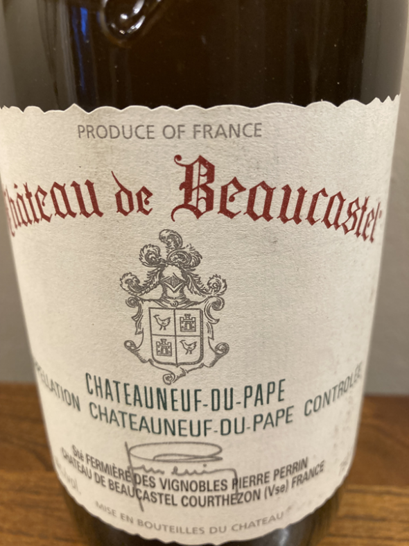Chateau de Beaucastel blanc, Chateauneuf-du-Pape