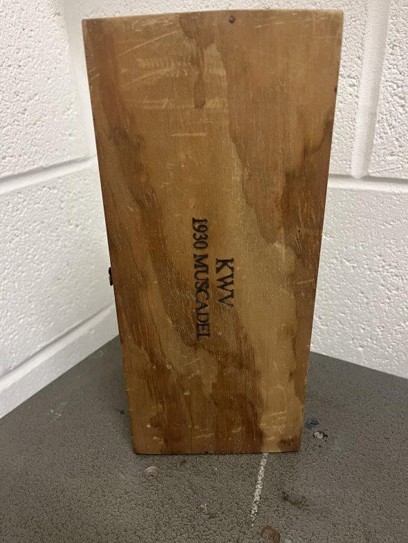 1930 KWV Muscadel late bottled vintage boxed