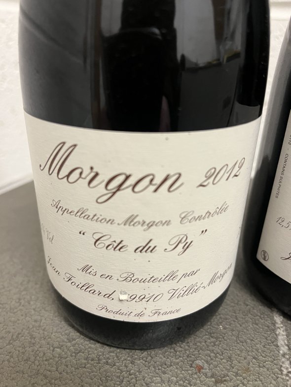 Jean Foillard, Morgon, Cote du Py