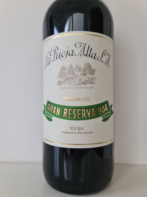 La Rioja Alta Gran Reserva 904 2010 150cl "Magnum" 98 Points