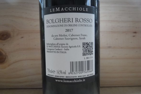 Le Macchiole, Bolgheri, Rosso