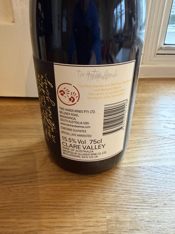 Two Hands, Samantha's Garden Shiraz, Clare Valley