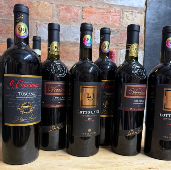 Super tuscan lot x 6