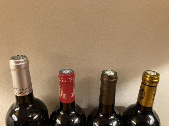 4 recent vintages of Bordeaux