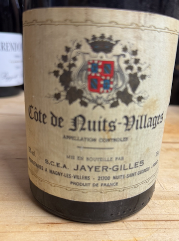 Jayer-Gilles, cote de Nuits-villages, Rouge
