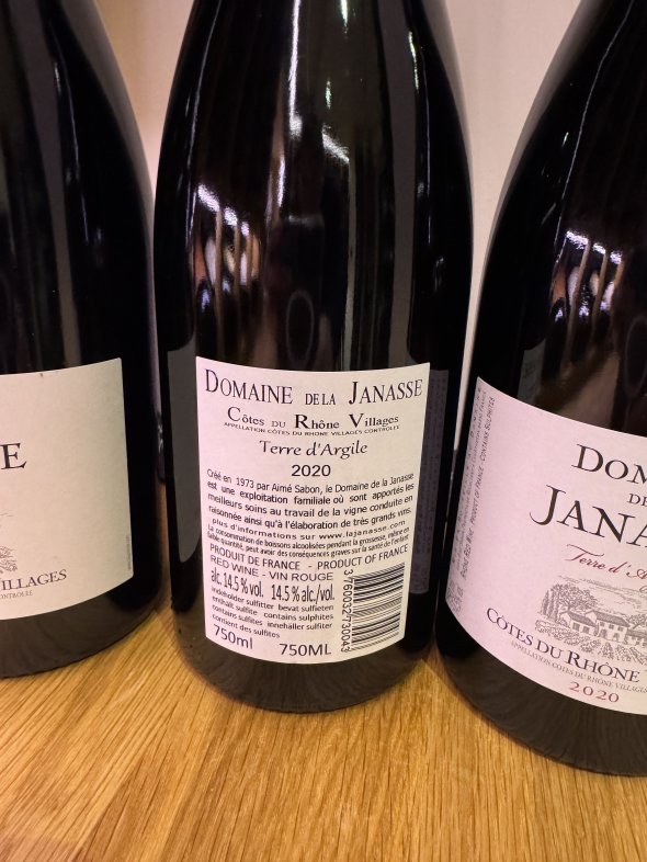 Domaine de la Janasse, Cotes du Rhone, Villages Terre d Argile
