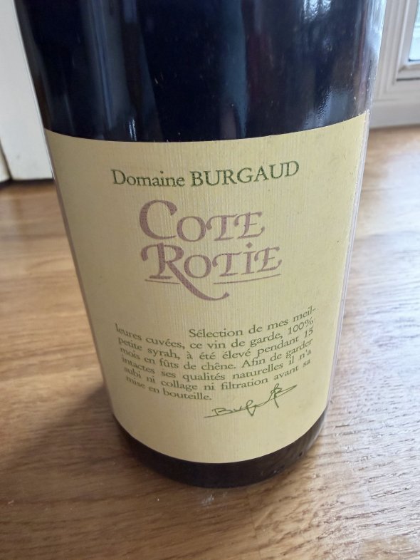 Bernard Burgaud, Cote Rotie