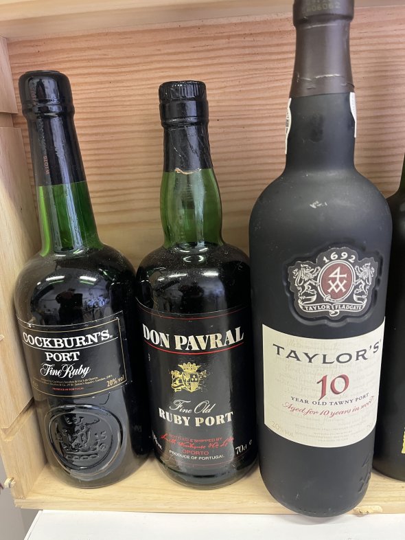Selection of Port from a cellar Clearance  X 6