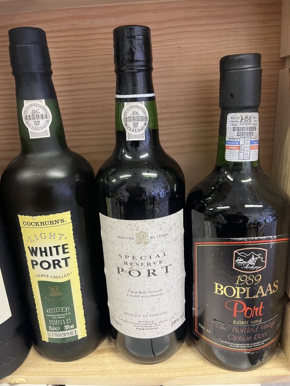 Selection of Port from a cellar Clearance  X 6