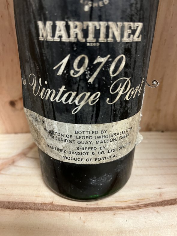 Martinez 1970 Vintage Port  Sublime 