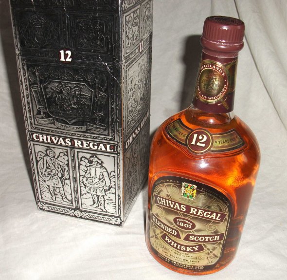 Chivas Regal.  12 Year Old Whisky.