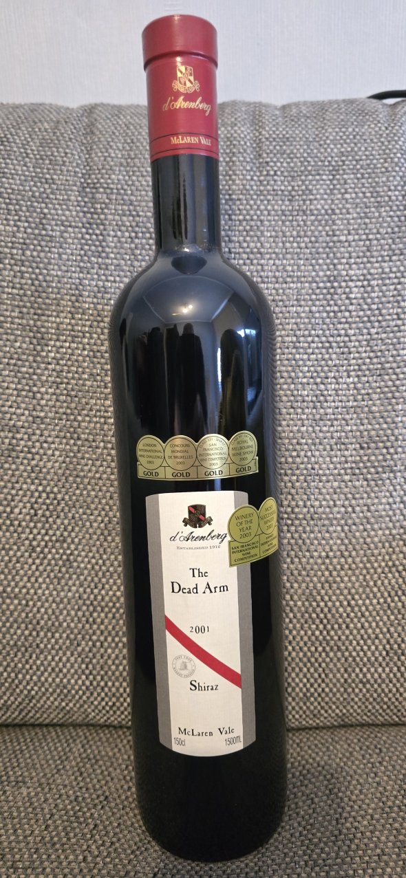 d Arenberg, The Dead Arm Shiraz, McLaren Vale