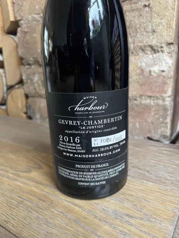 Maison Harbour, Gevrey-Chambertin, La Justice