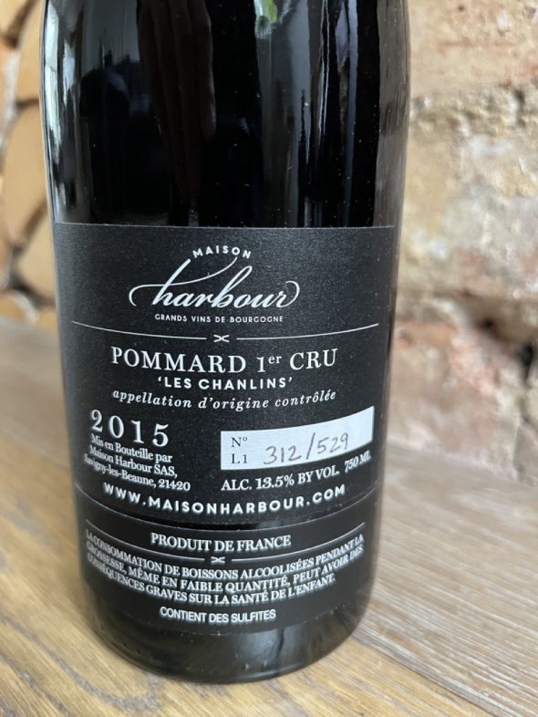 Maison Harbour, Pommard Premier Cru, Les Chanlins