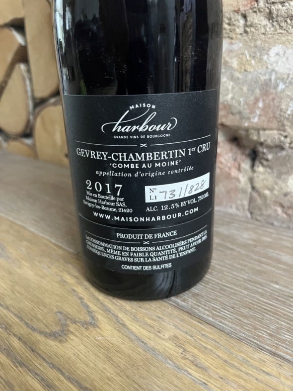 Maison Harbour, Gevrey-Chambertin Premier Cru, Combe au Moine