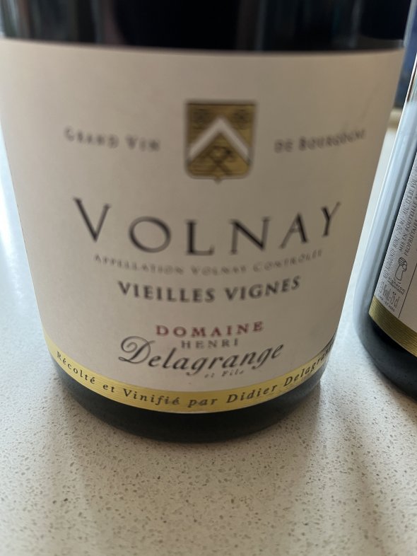 Volnay Vieilles Vignes Domaine Henri Delagrange 