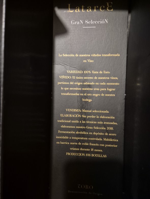 Latarce Gran Seleccion Toro Tinto Magnum