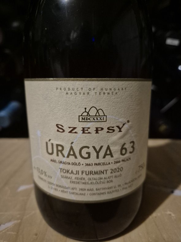 4 x Szepsy Urgaya 63 White Wines