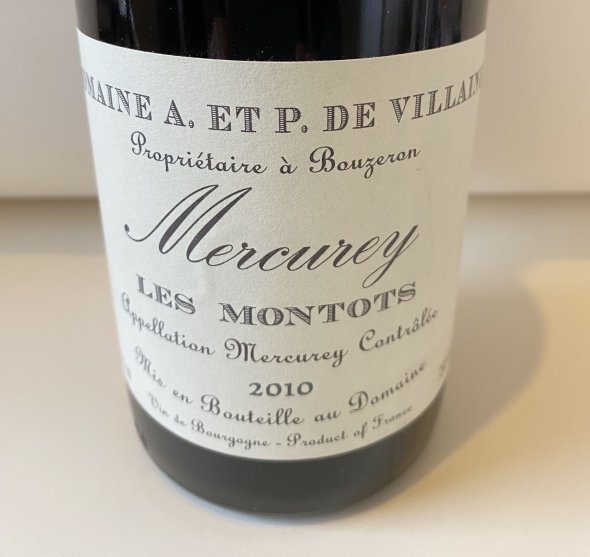 Domaine de Villaine, Mercurey, Les Montots