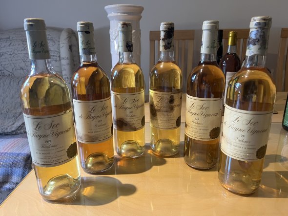 6 Bottles Le Sec de Rayne Vigneau (Vertical: 3x 1989, 3x 1990) - Dry Bordeaux Blanc