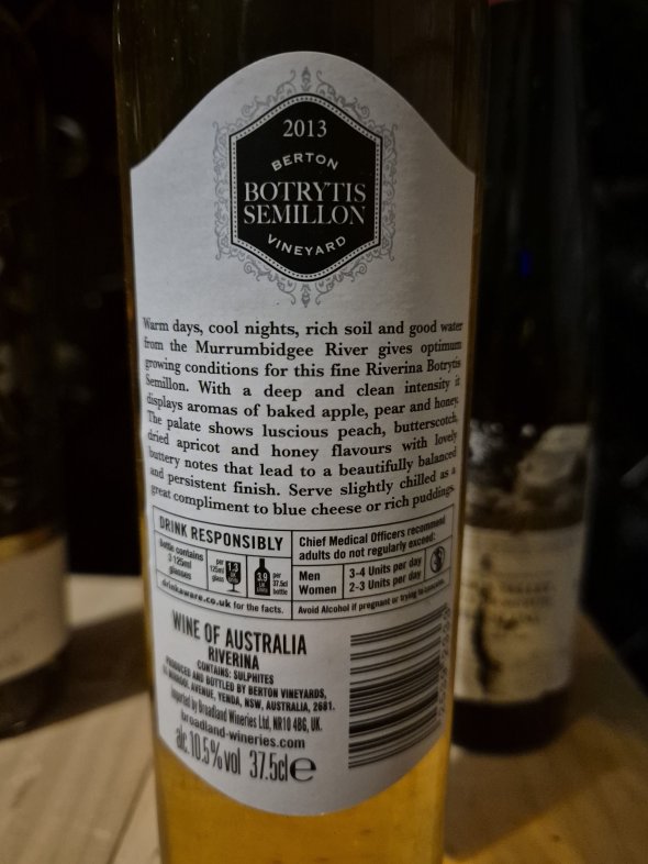 6 x Sweet Desert Botrylis Wines Australia , New Zealand , Spain