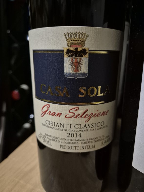 6 x Casa Sola Gran Selezione Red Chianti Classico