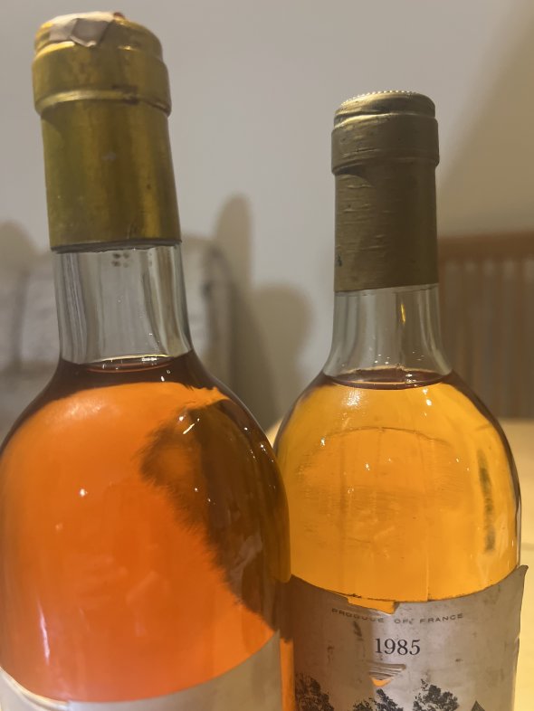 Duo of Mature 1985 French Dessert Wines: Ch&acirc;teau Septy Monbazillac & Ch&acirc;teau de Berbec