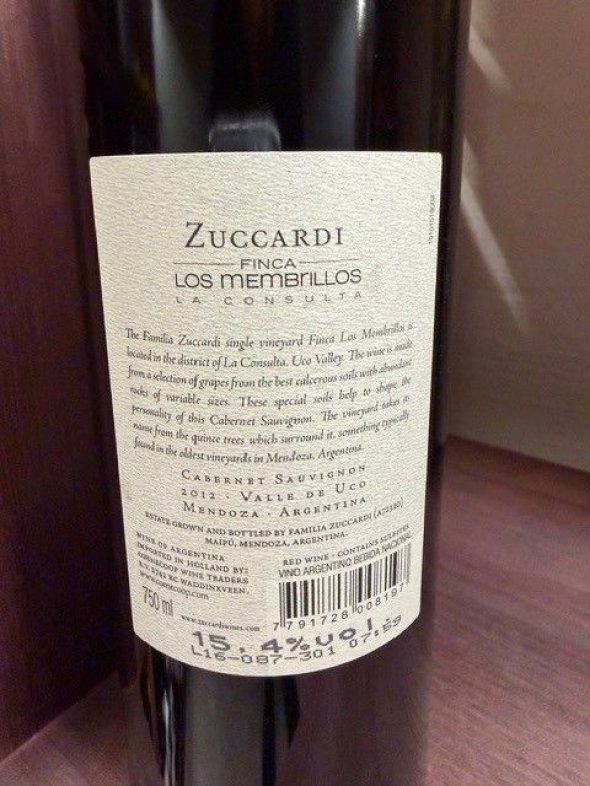 Zuccardi Finca Los Membrillos 