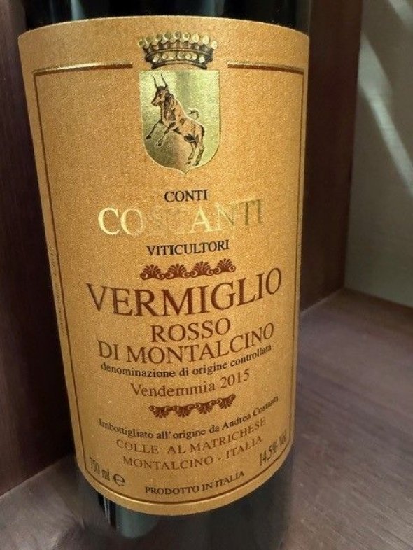 Conti Costanti, Rosso di Montalcino, Vermiglio