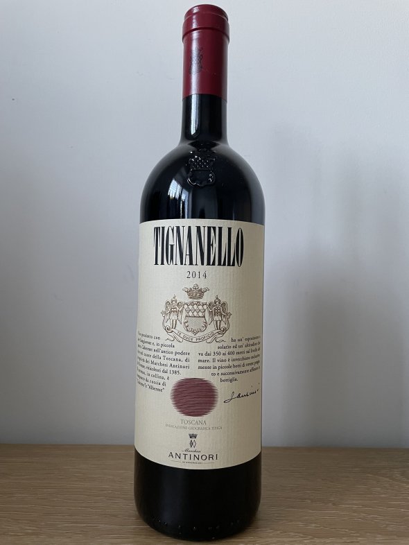 2014 Marchesi Antinori Tignanello Toscana IGT, Tuscany, Italy